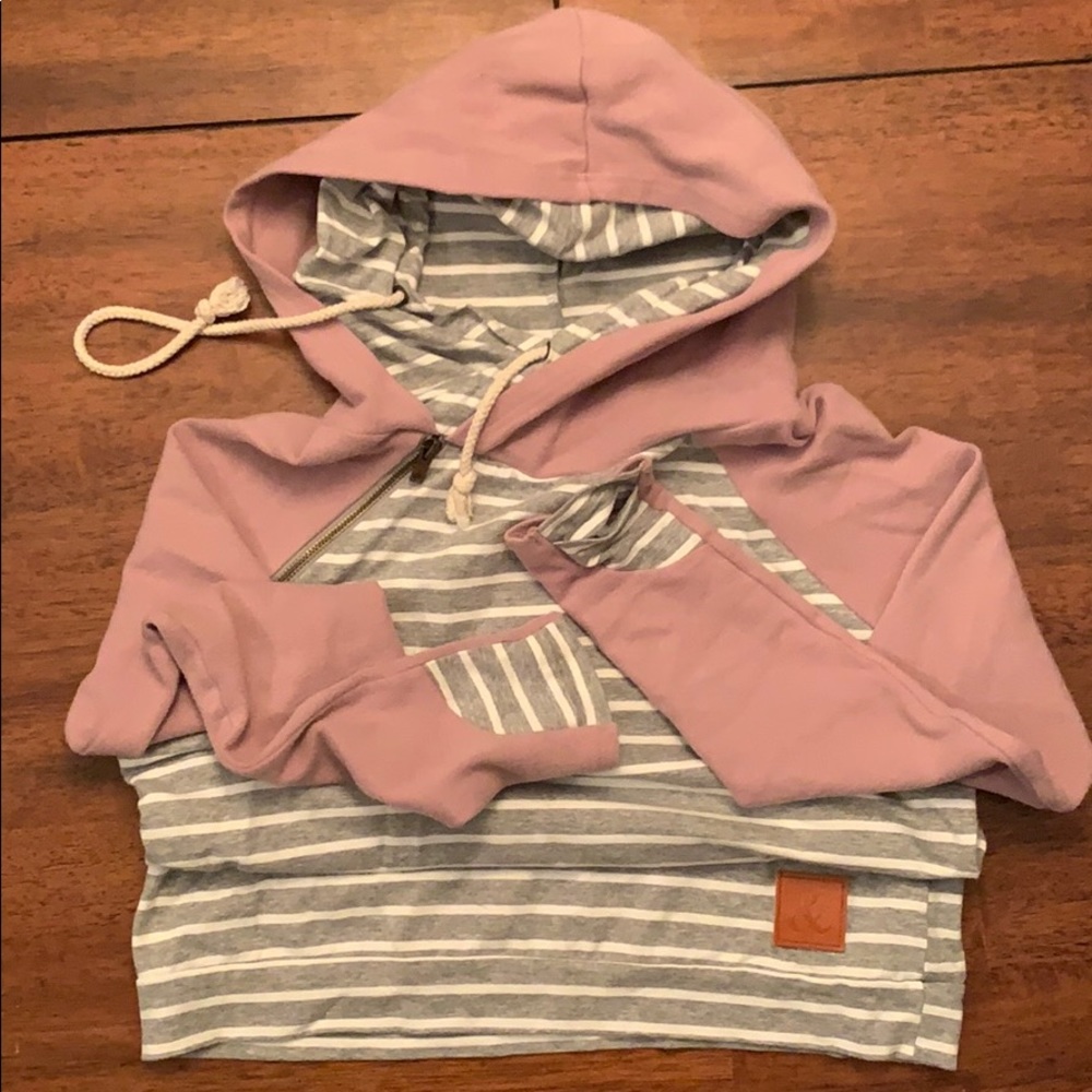 Ampersand Avenue double hood hoodie